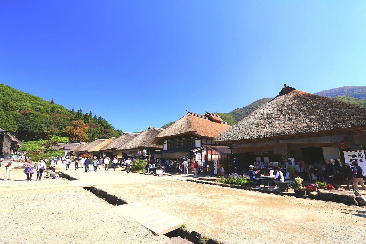 Ouchi-juku historic thatched village