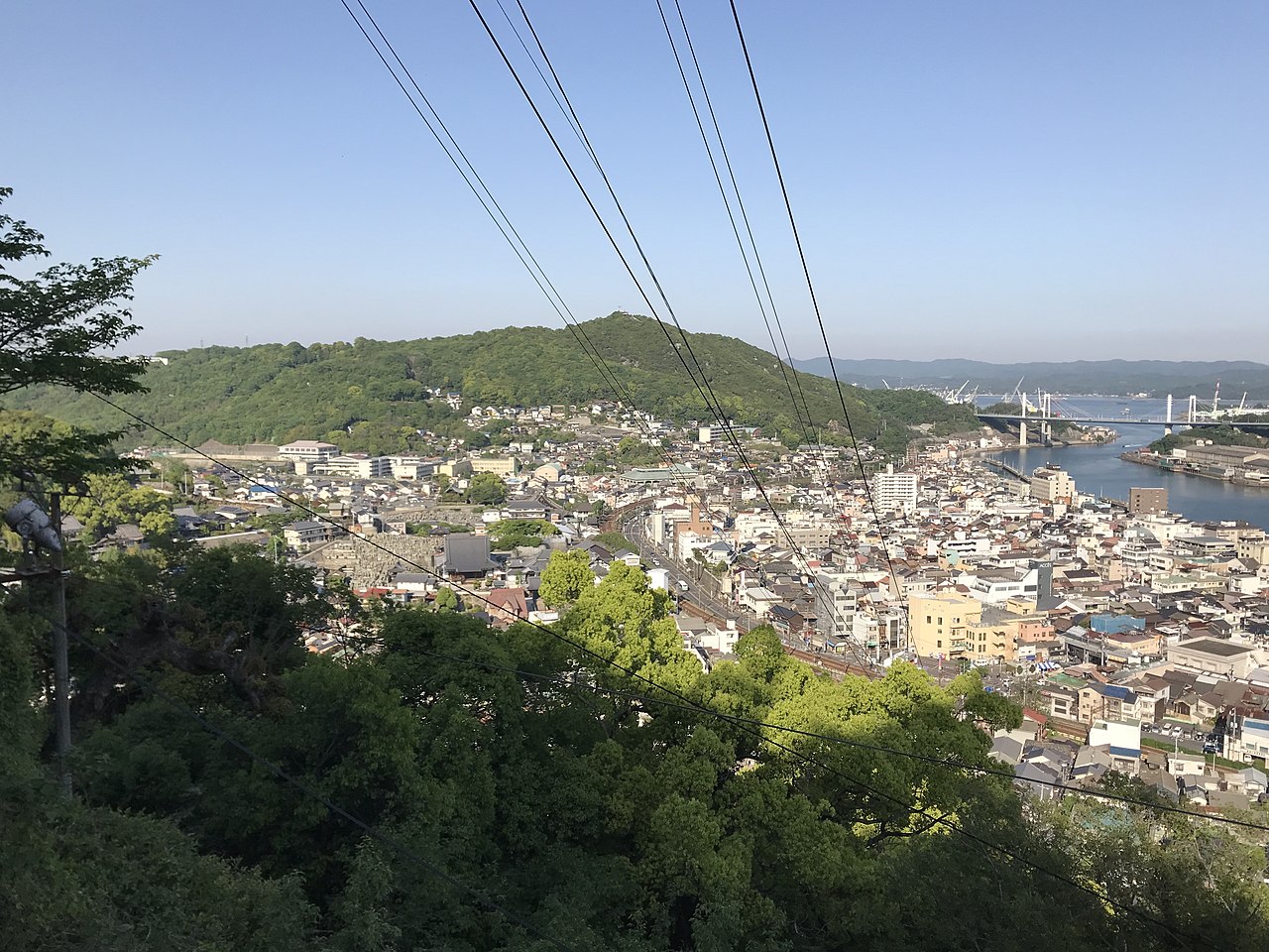 Senkoji Temple viewpoint, Onomichi hillside town