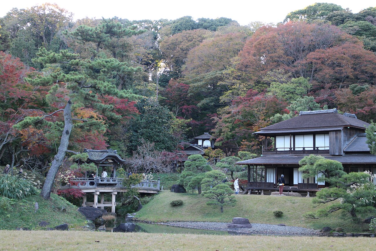 Sankeien Garden with Rinshunkaku pavilion