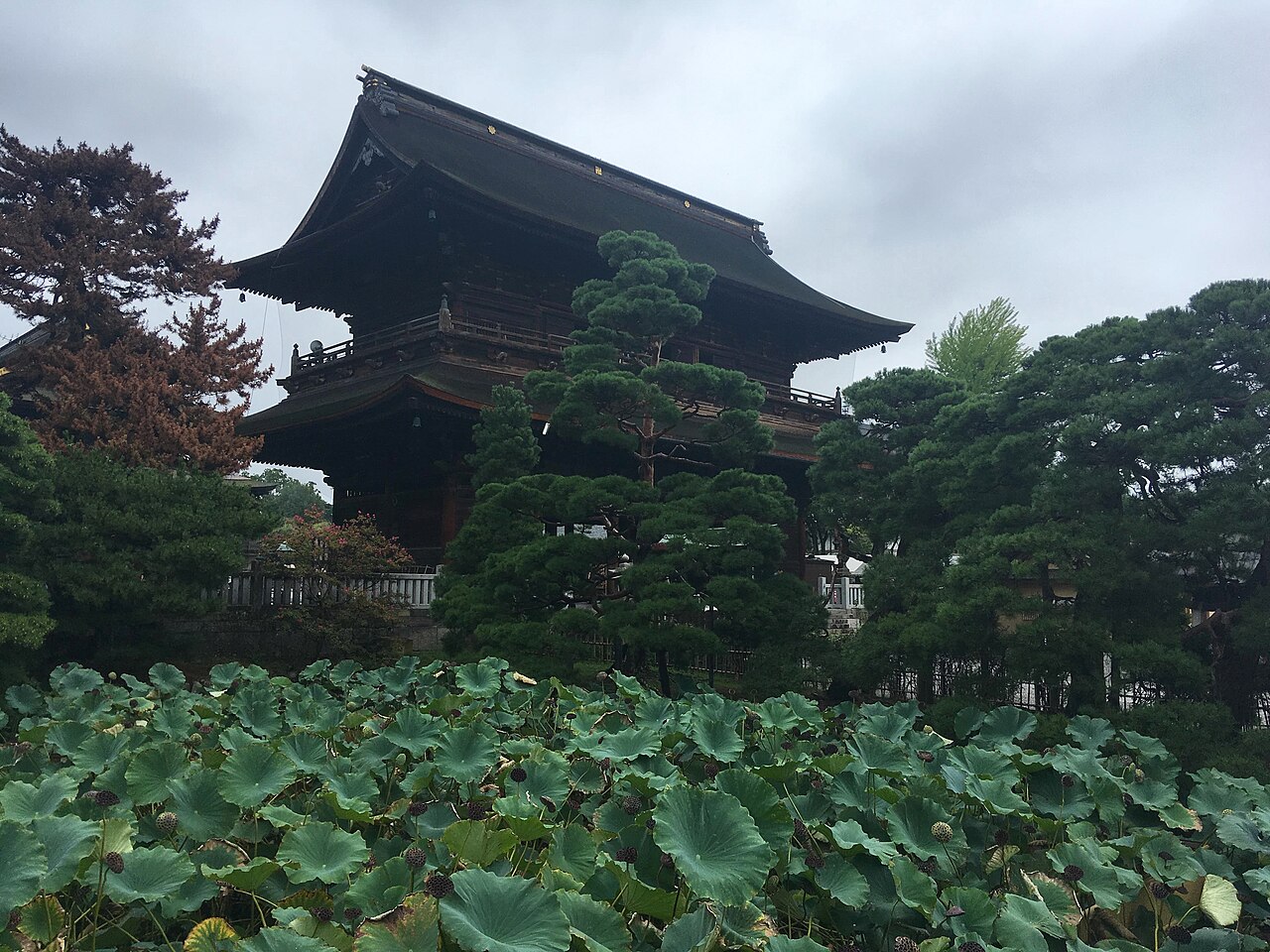 Mountain Gate (Sanmon) of Zenkoji
