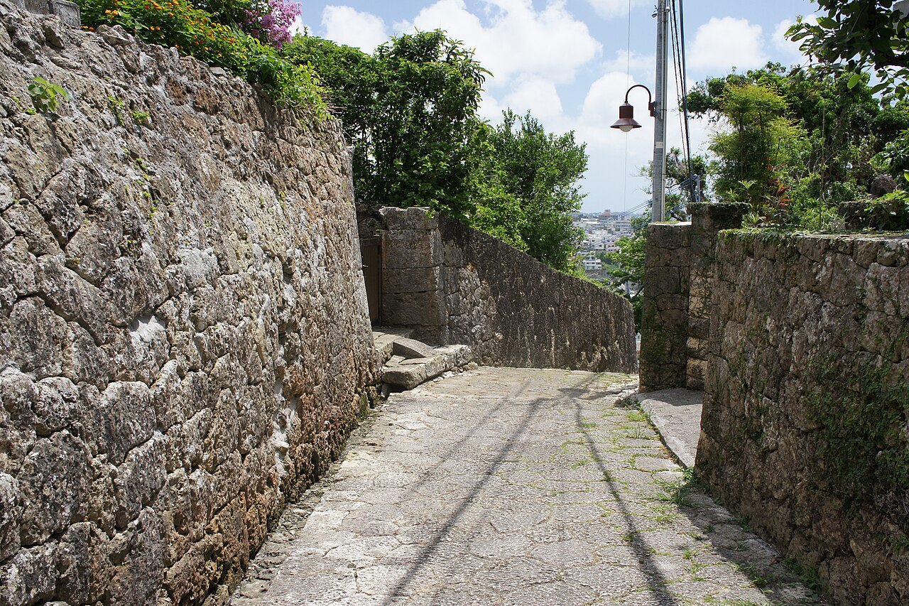 Shuri Kinjo Stone-Paved Path