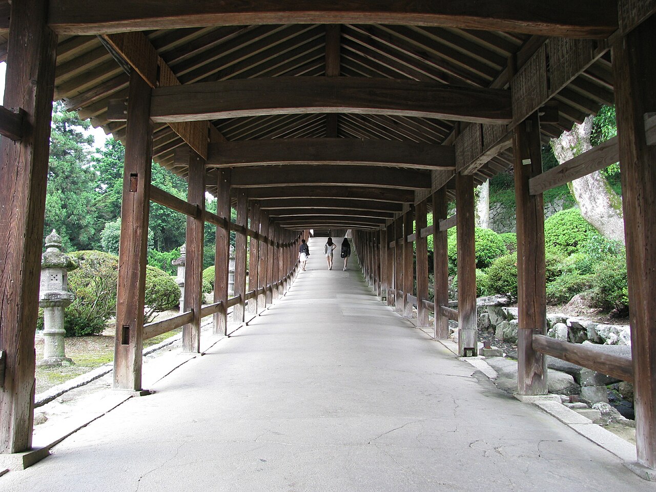Kibitsu Shrine Corridor