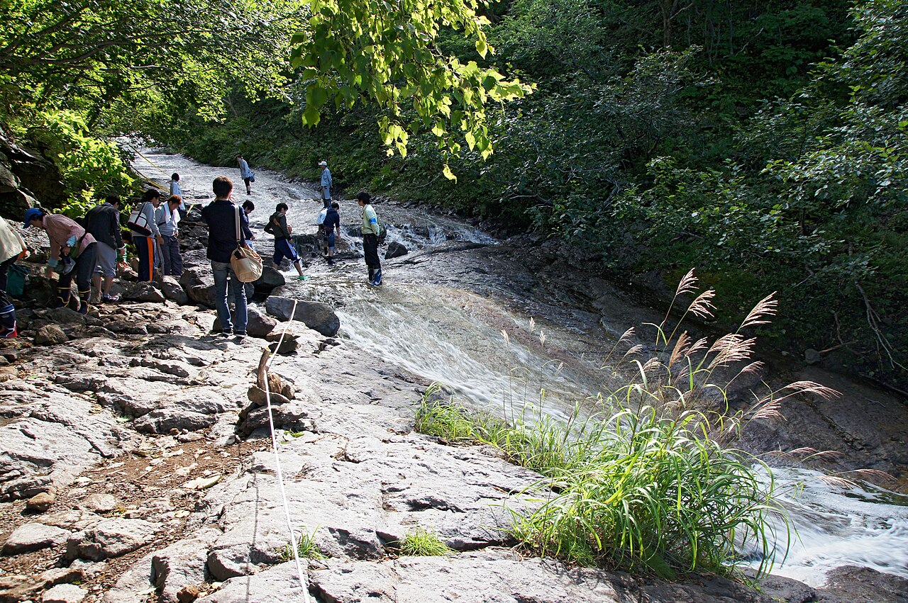 Kamuiwakka Hot Spring Falls cascades